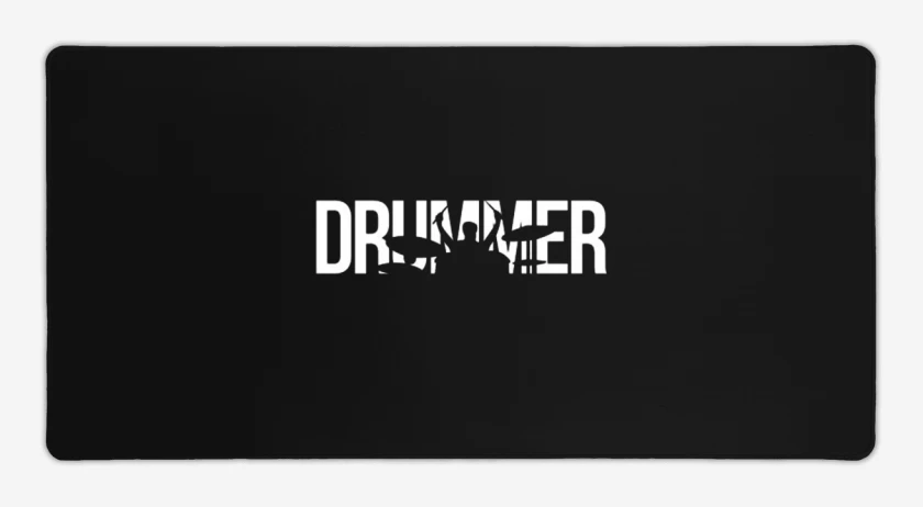 Mouse pad Gamer Negro de DRUMMER 2 