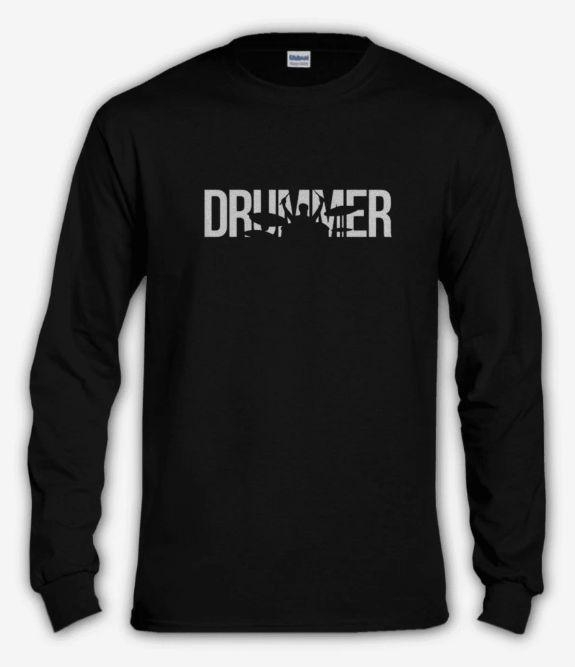 Polera manga larga Negro de DRUMMER 2 