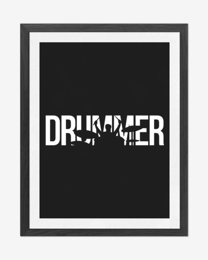 Cuadro decorativo Negro de DRUMMER 2 