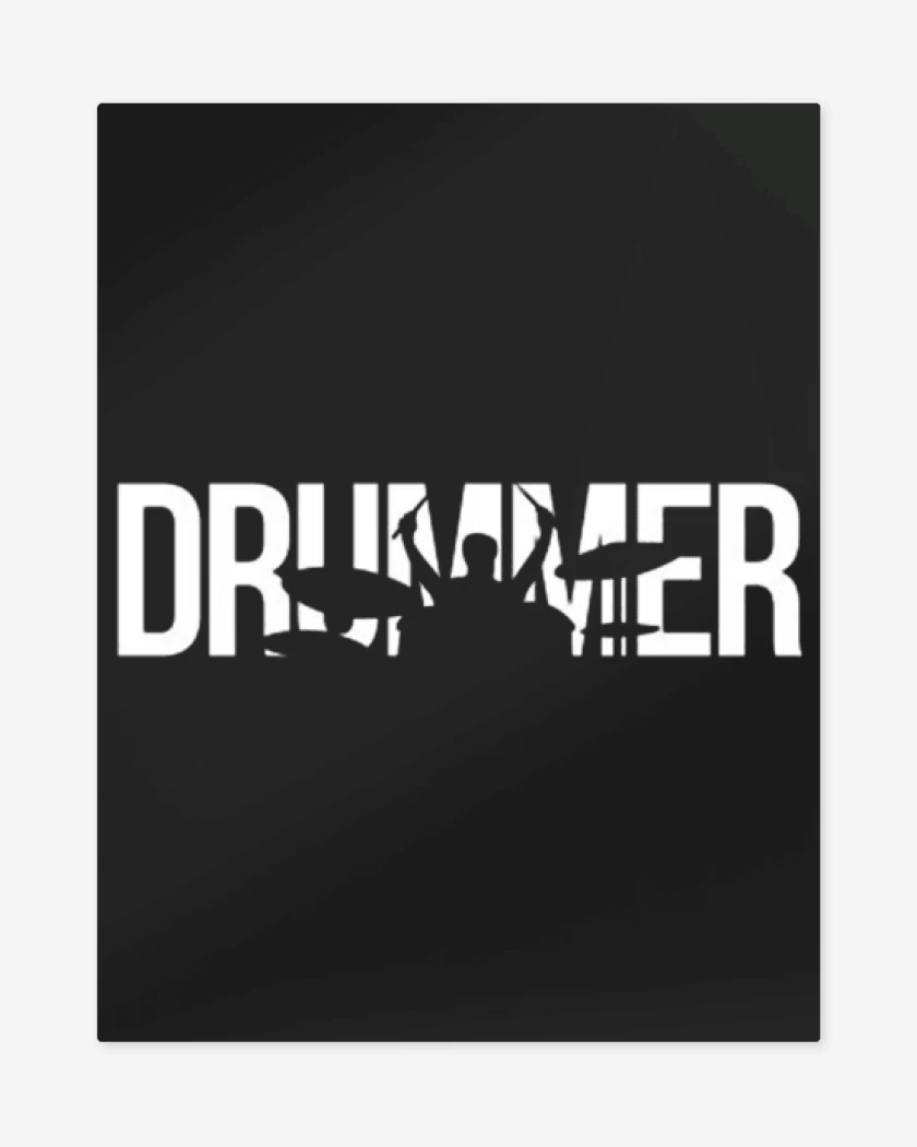 Print metalico Negro de DRUMMER 2 