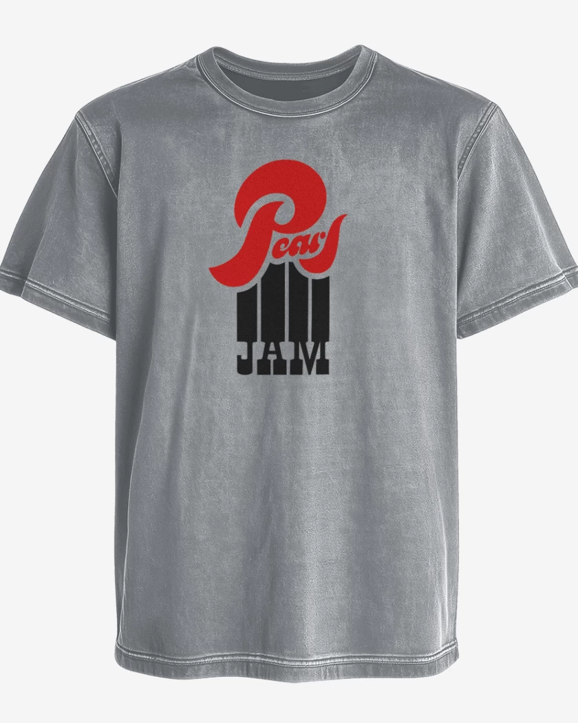 Polera desgastada Gris Melange de Mermelada perla 