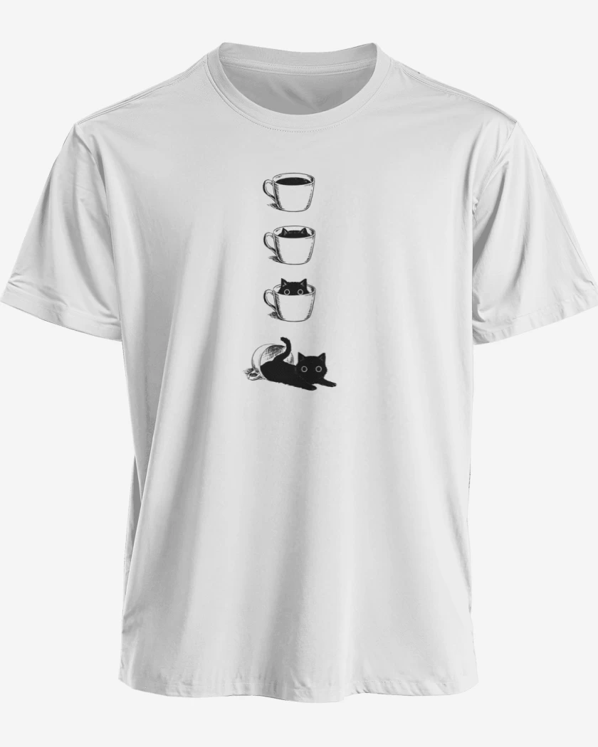 Polera Coffe cat 