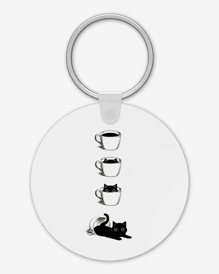 Llavero Coffe cat 