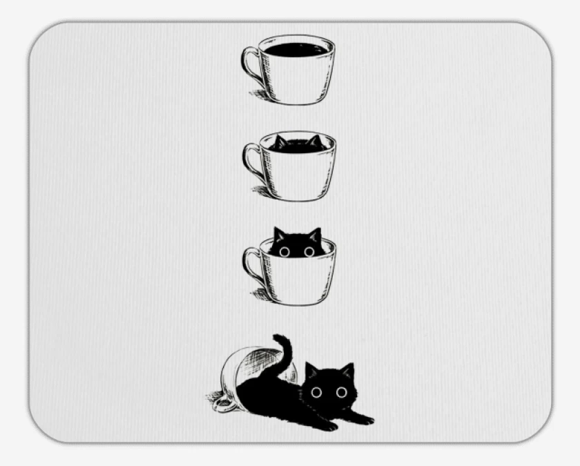 Mousepad Coffe cat 