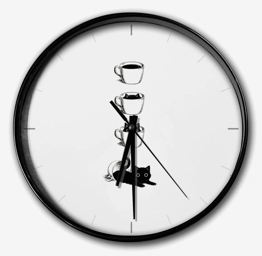 Reloj Coffe cat 
