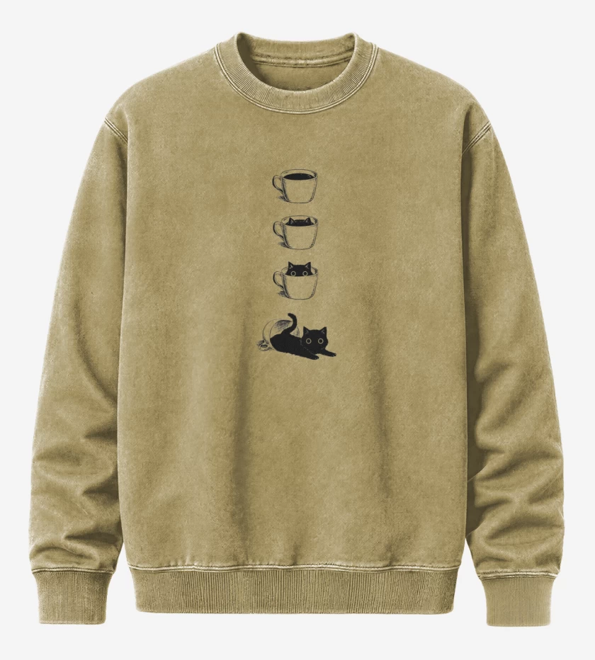 Poleron Polo Acid Wash Beige de Coffe cat 