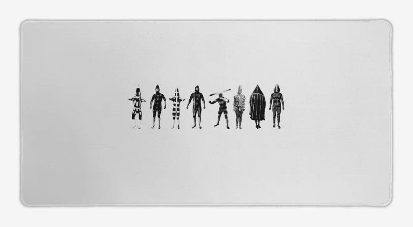 Mouse pad Gamer Blanco de Fueguinos 