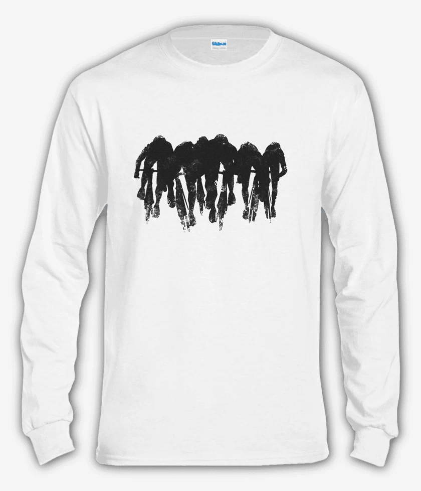 Polera manga larga Blanco de Cletada 