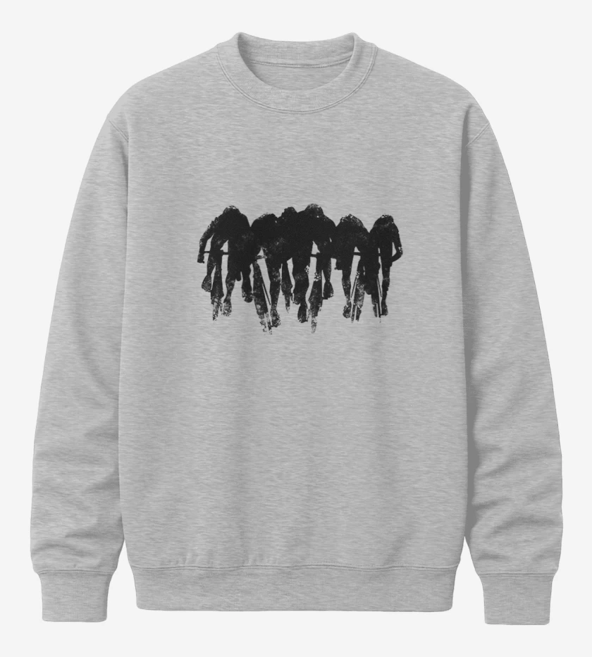 Poleron polo Gris Melange de Cletada 