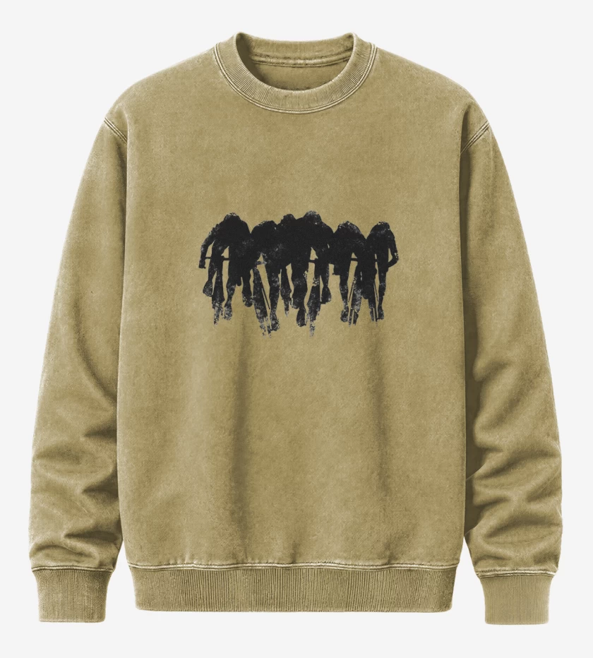 Poleron Polo Acid Wash Beige de Cletada 