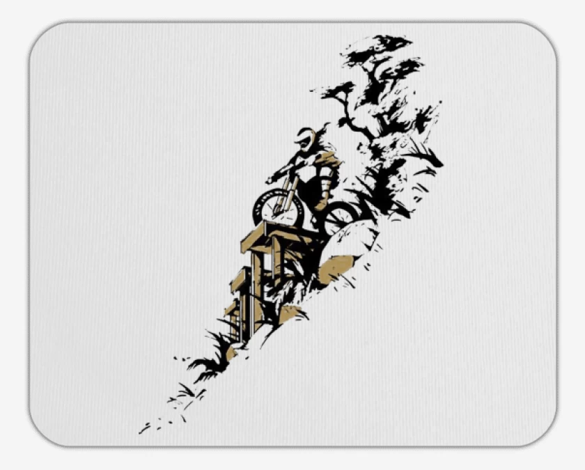 Mousepad Bici descenso