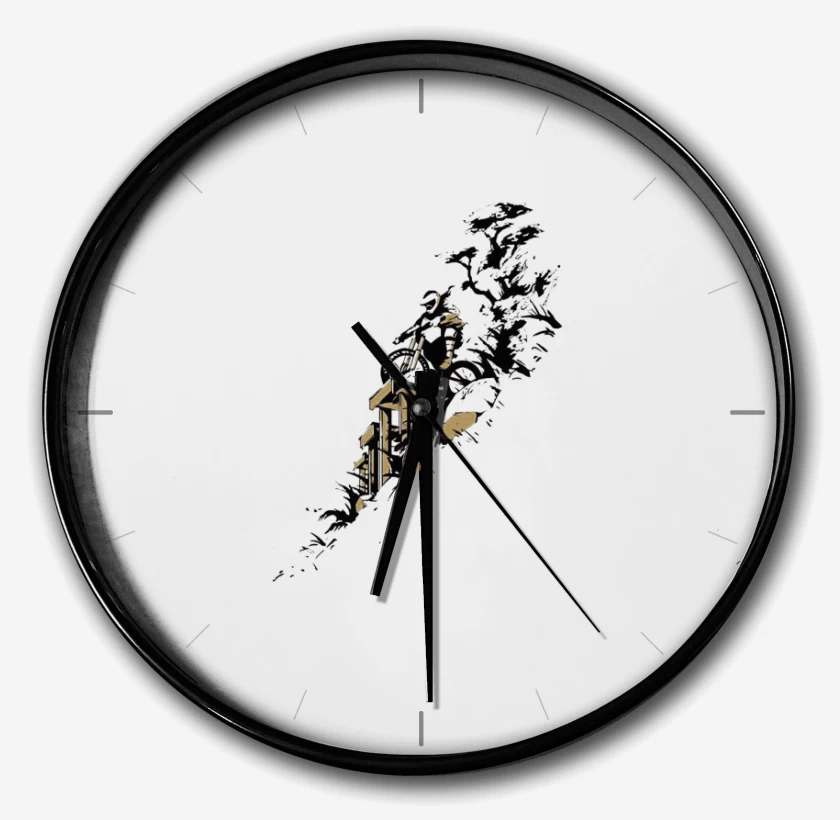 Reloj Blanco de Bici descenso