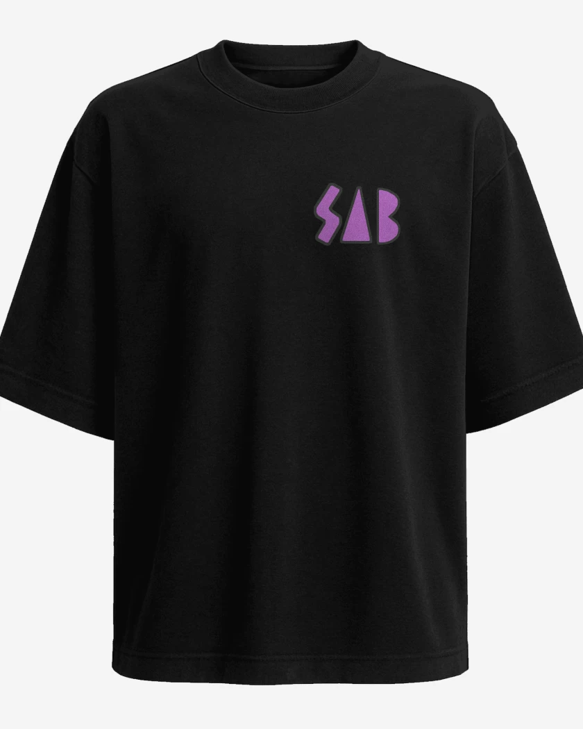 Polera Oversize Negro de SAB