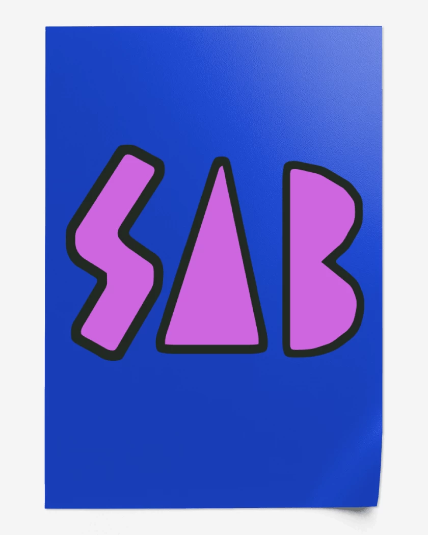 Print Azul Rey de SAB
