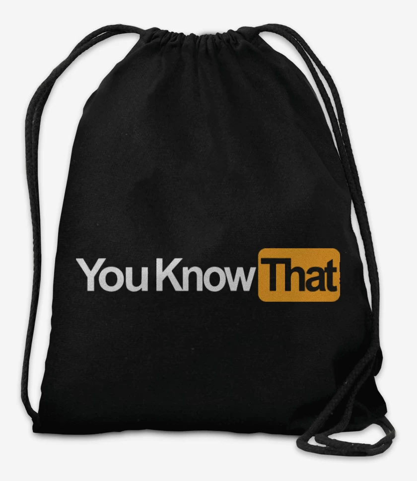 Mochila Negro de You know that