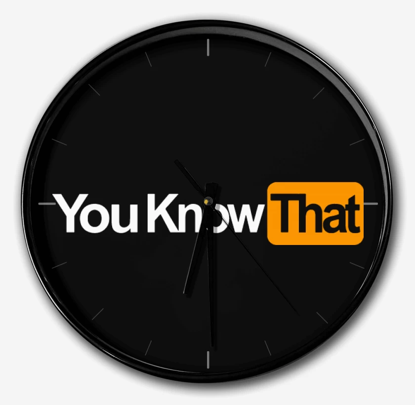 Reloj Negro de You know that