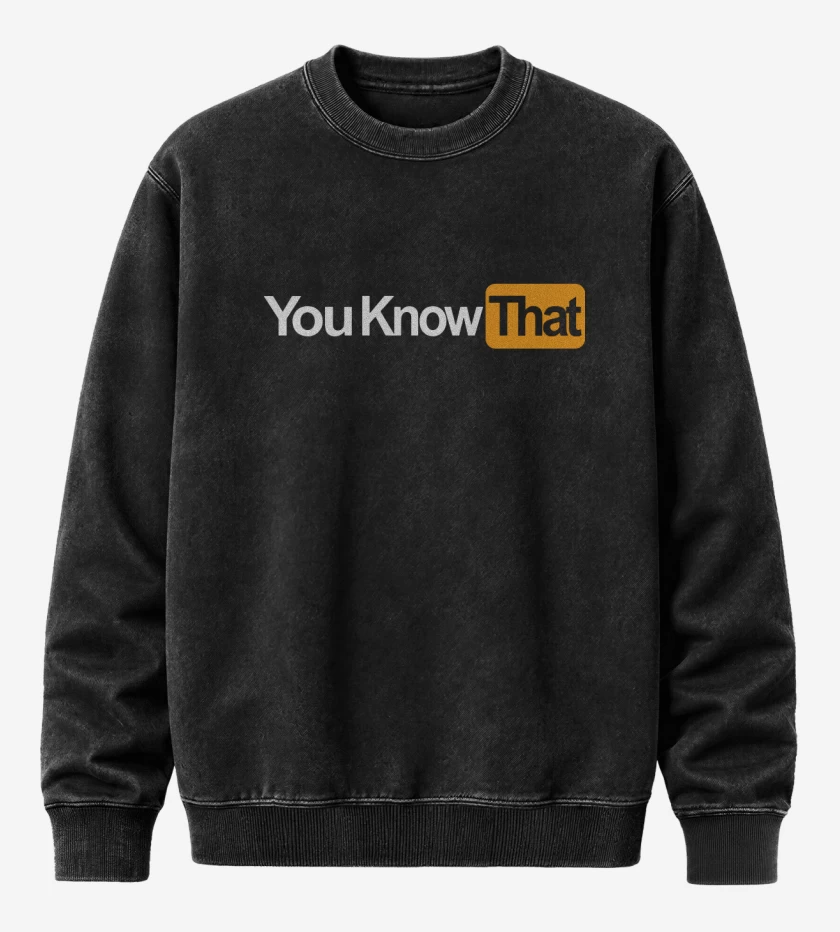 Poleron Polo Acid Wash Negro de You know that