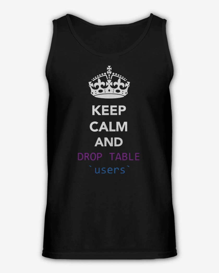 Sudadera Keep calm and drop table users