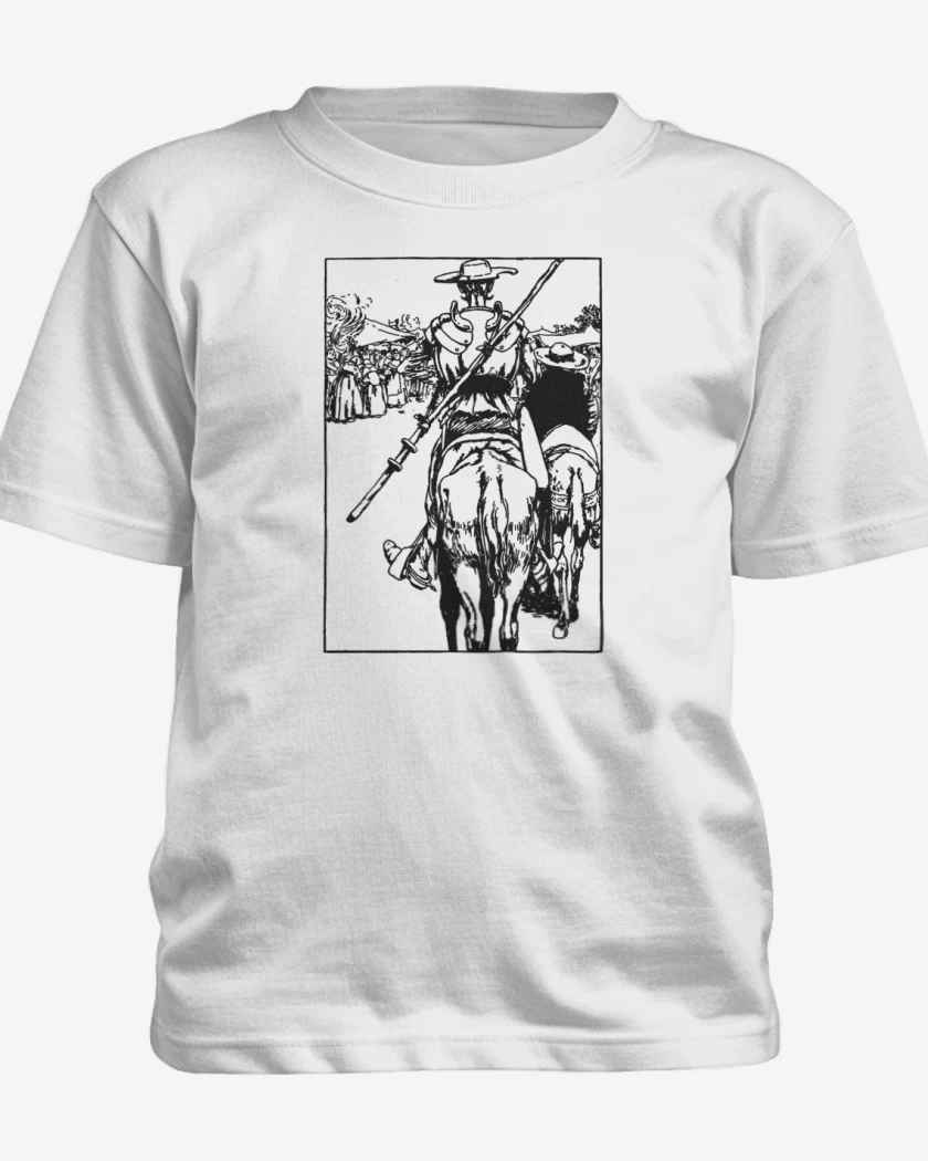 Polera de niño Blanco de Don Quijote 