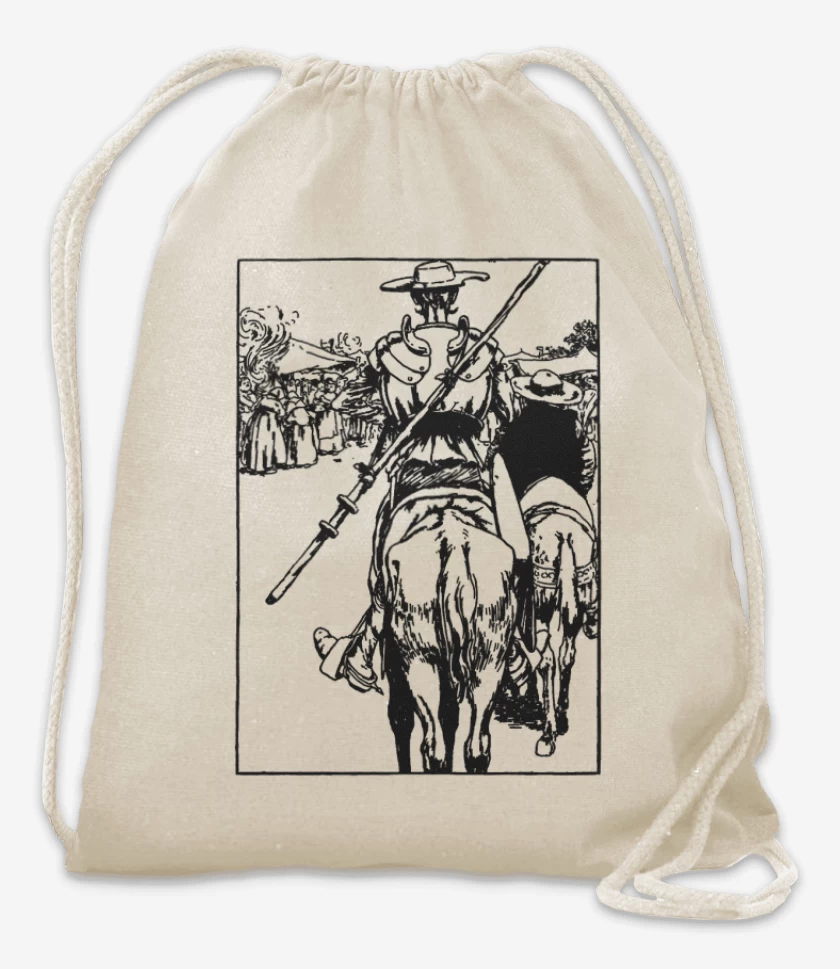 Mochila Blanco de Don Quijote 