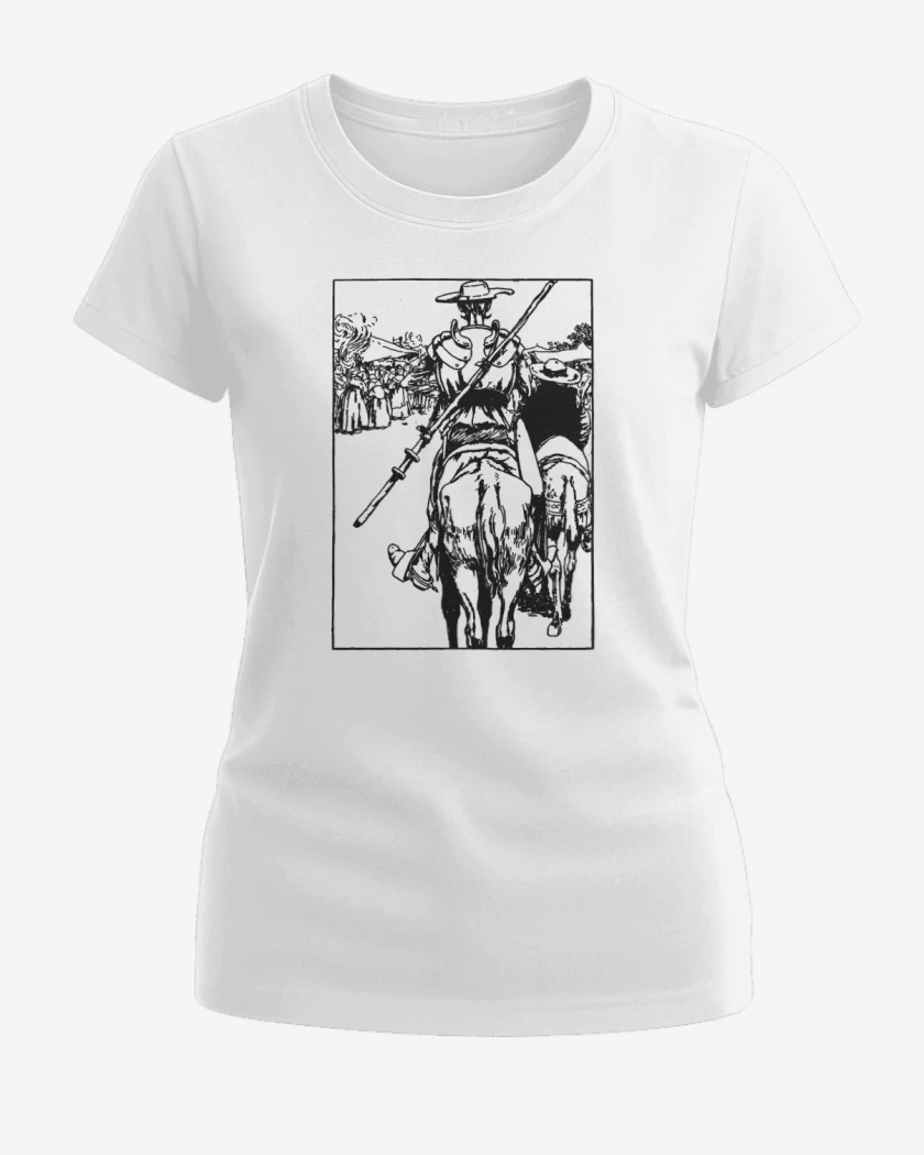 Polera de Mujer Blanco de Don Quijote 