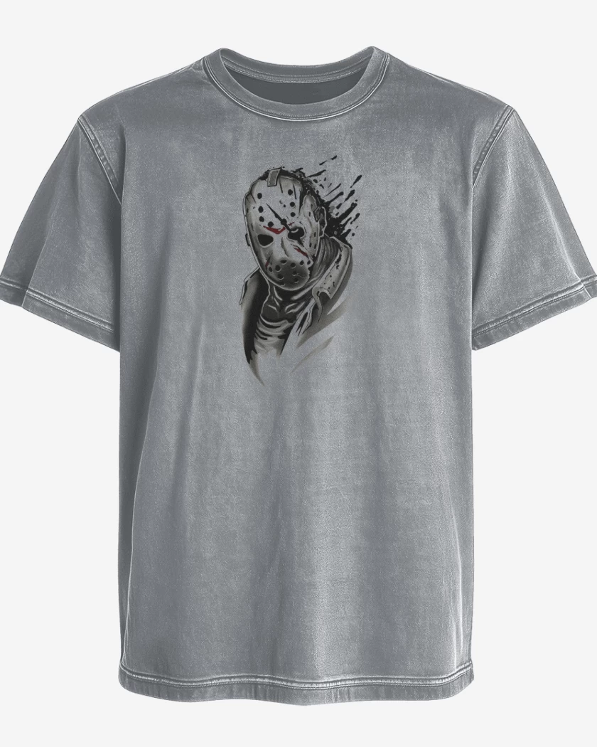 Polera desgastada Gris Melange de JASON 3 