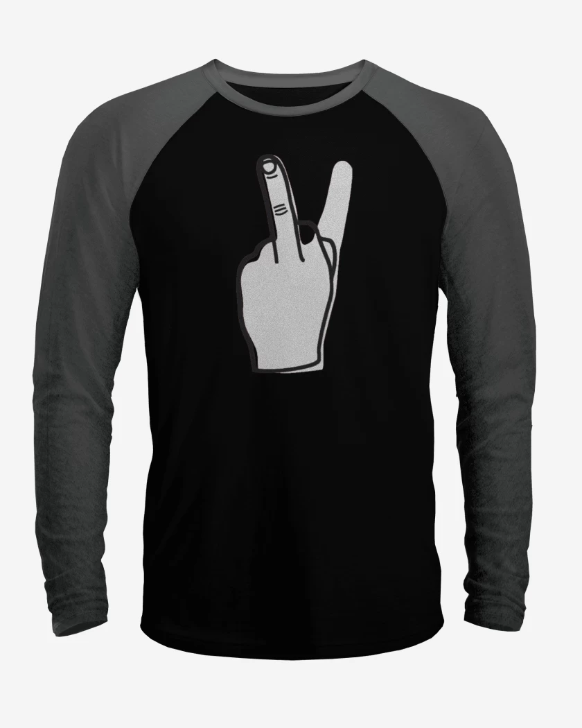 Polera Raglan Amor y Fuck 