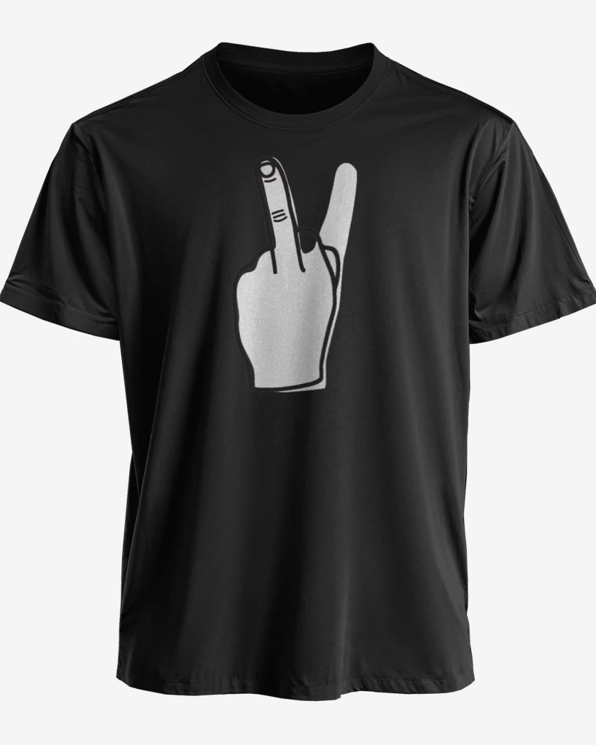 Polera premium Negro de Amor y Fuck 