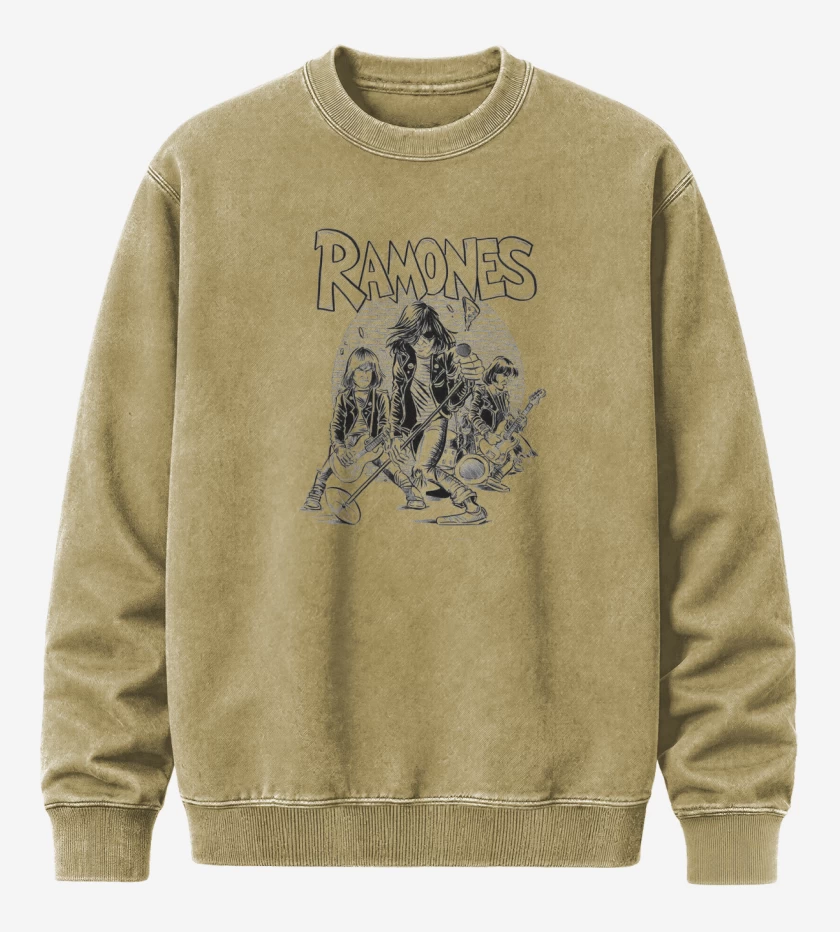 Poleron Polo Acid Wash Beige de RAMONES 2 
