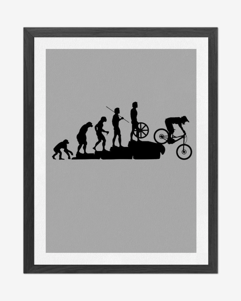 Cuadro decorativo Gris Melange de EVOLUTION BIKE 
