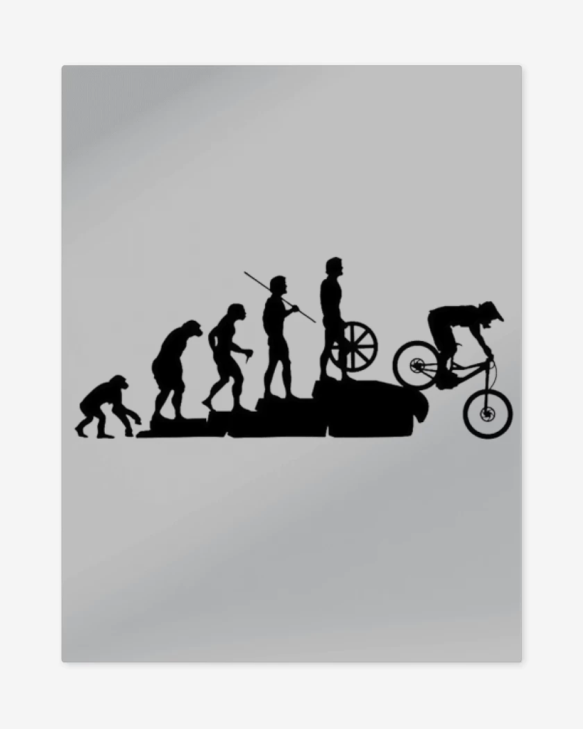 Print metalico Gris Melange de EVOLUTION BIKE 