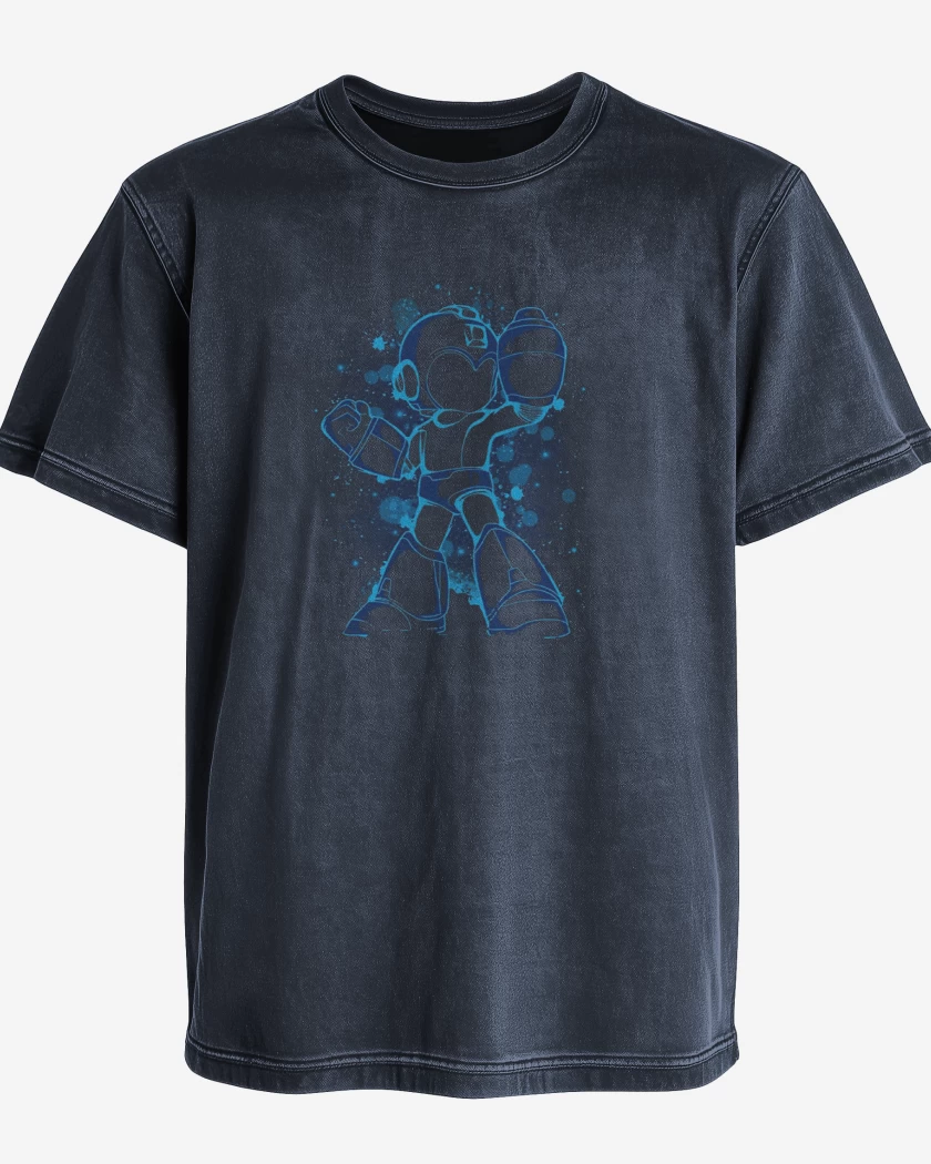 Polera desgastada Mega man X