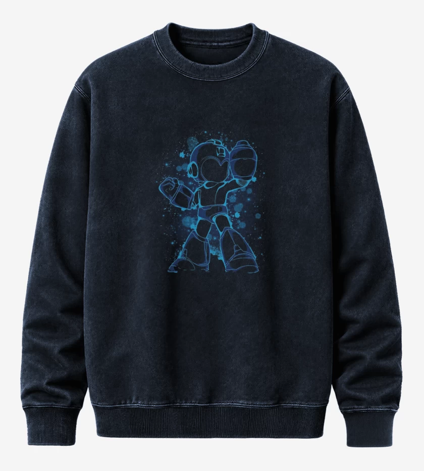 Poleron Polo Acid Wash Mega man X