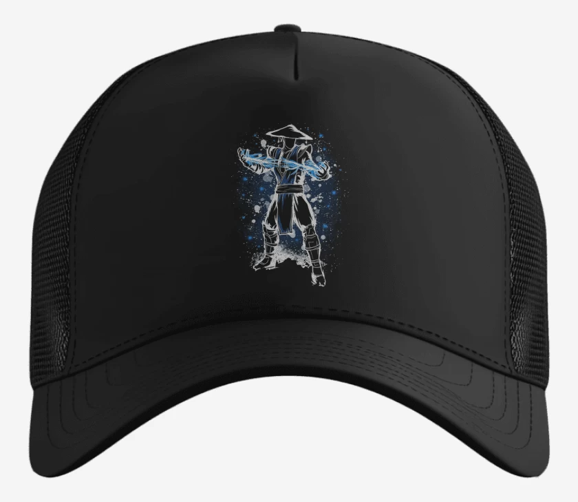Gorro Negro de Raiden Dios Trueno MortalKombat