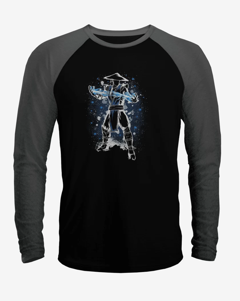 Polera Raglan Raiden Dios Trueno MortalKombat