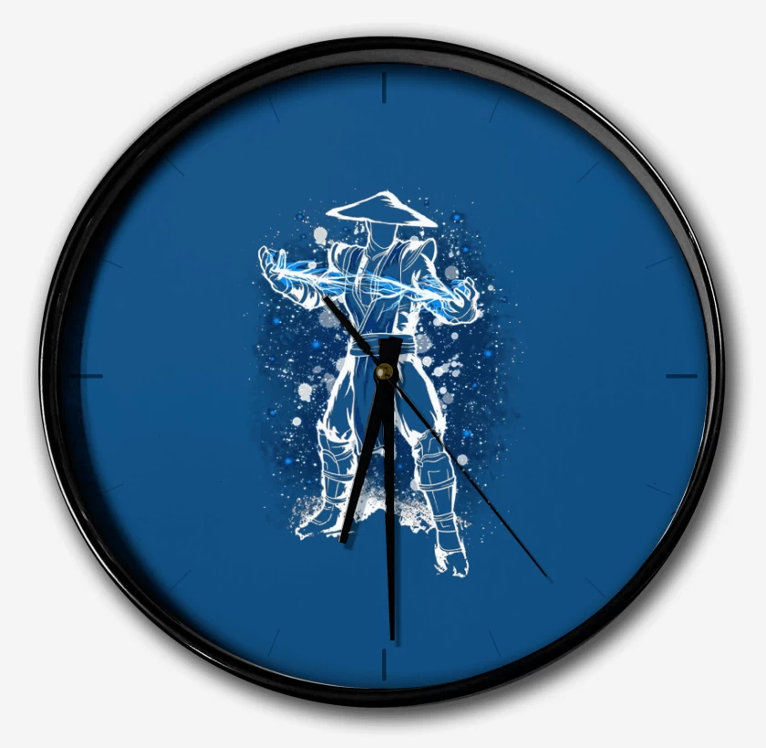 Reloj Azul Rey de Raiden Dios Trueno MortalKombat