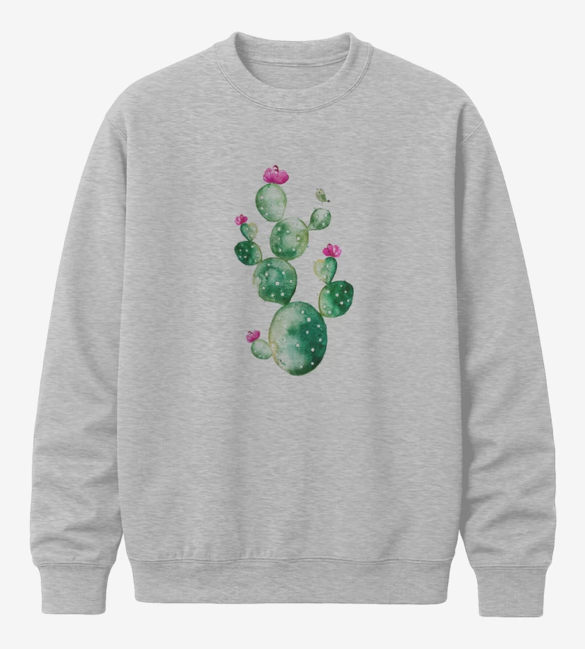 Poleron polo Gris Melange de Cactus