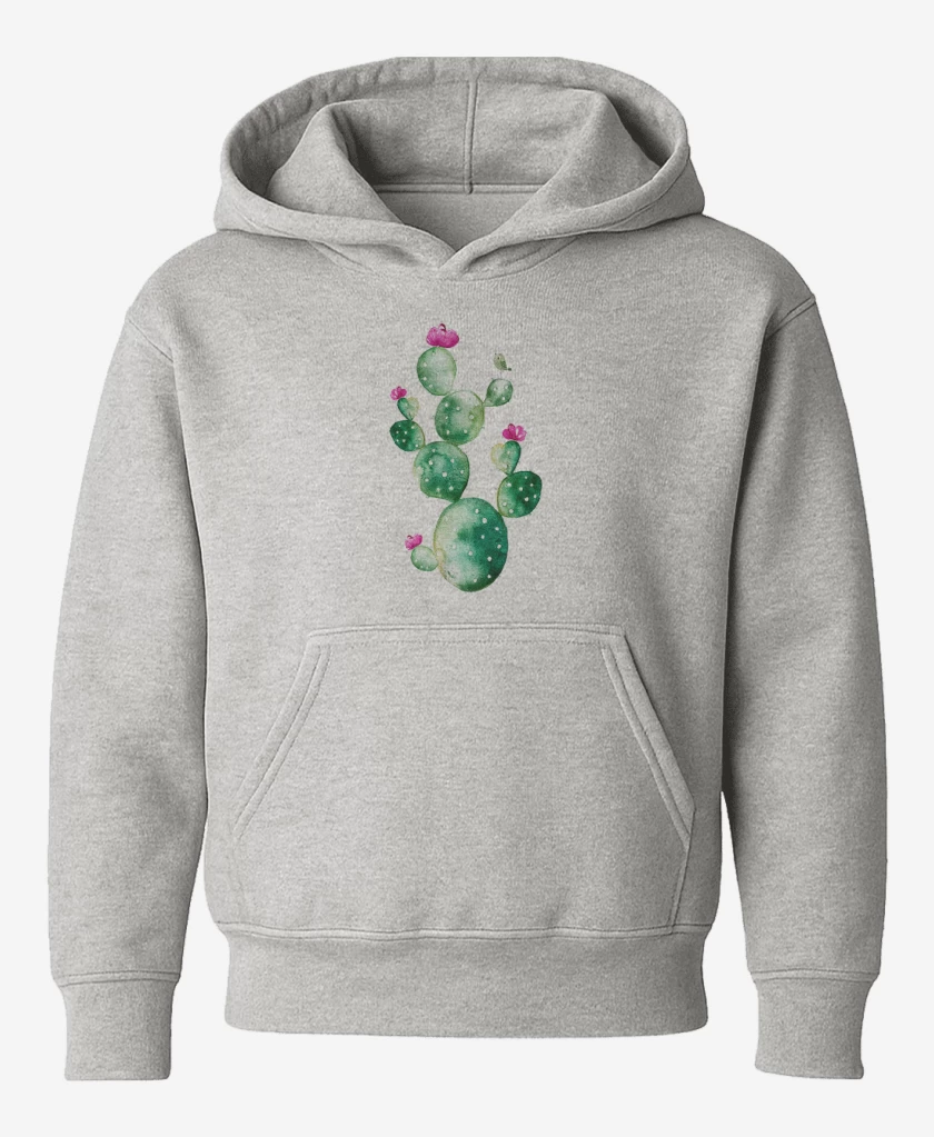 Poleron de niño Gris Melange de Cactus