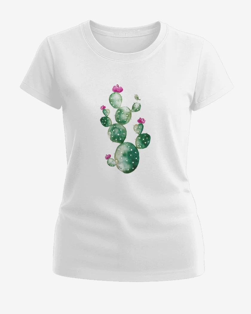 Polera de Mujer Blanco de Cactus