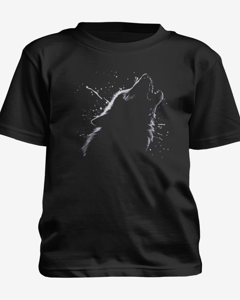 Polera de niño Negro de Lobo