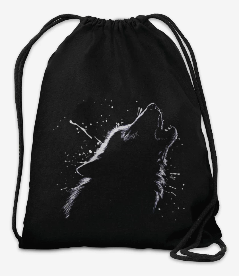 Mochila Negro de Lobo