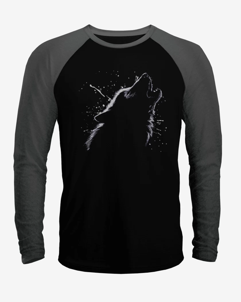 Polera Raglan Lobo