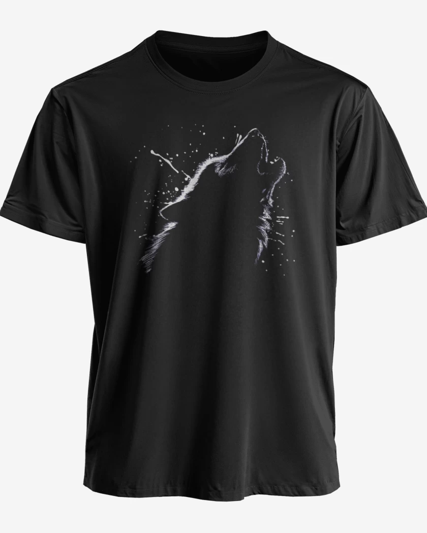 Polera premium Negro de Lobo
