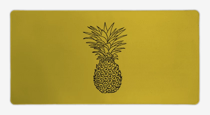 Mouse pad Gamer Amarillo de Piña!