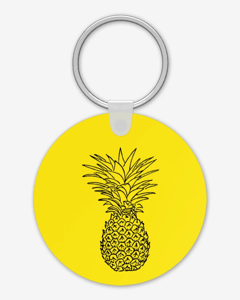 Llavero Amarillo de Piña!