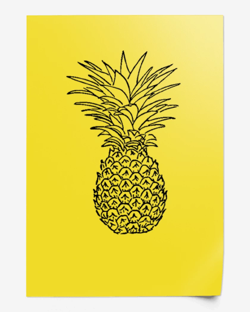 Print Amarillo de Piña!