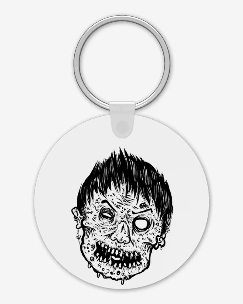 Llavero Blanco de Zombie
