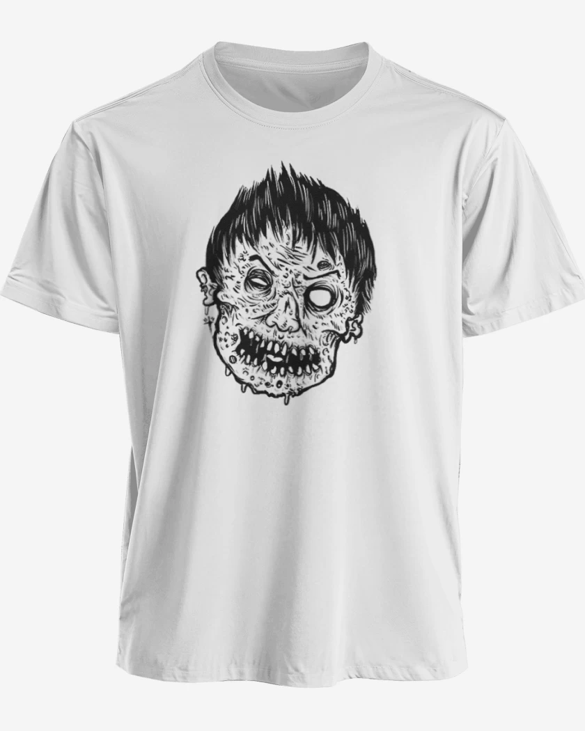 Polera premium Blanco de Zombie