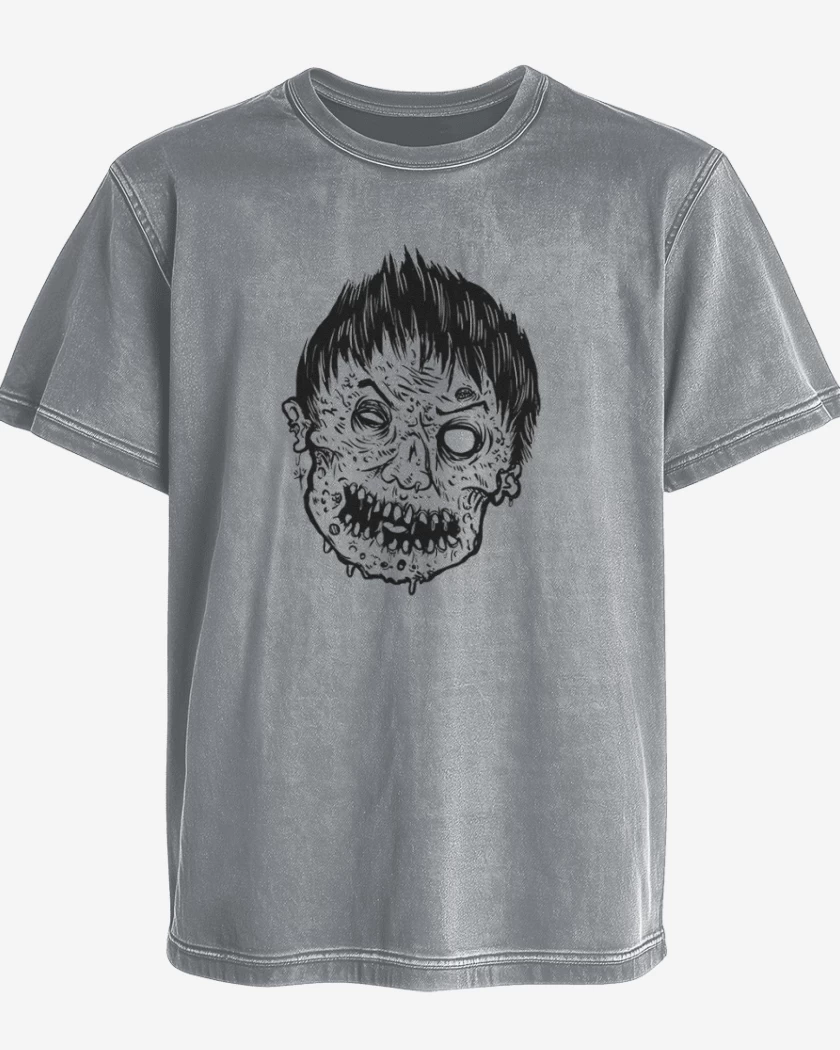Polera desgastada Zombie