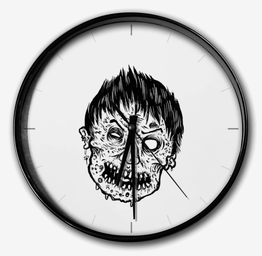 Reloj Blanco de Zombie